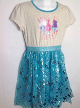 Trolls Cream & Blue Dress