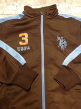 U.S. Polo Brown & Blue Top