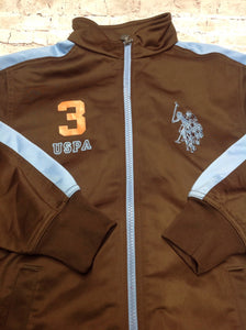 U.S. Polo Brown & Blue Top