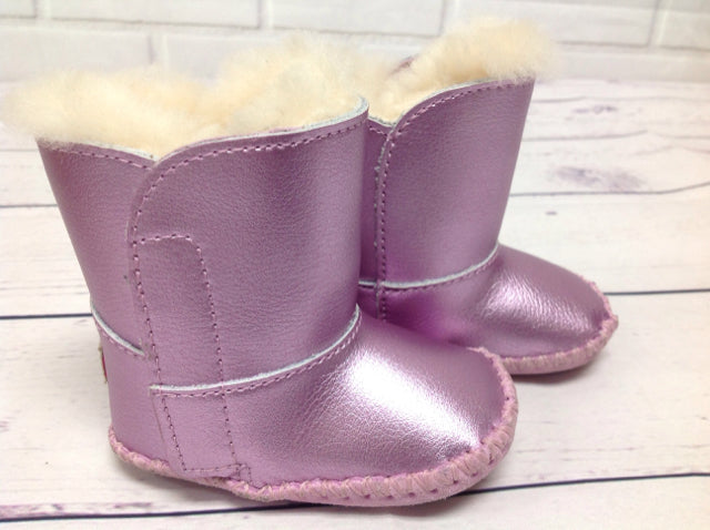 UGG Pink Metallic Boots