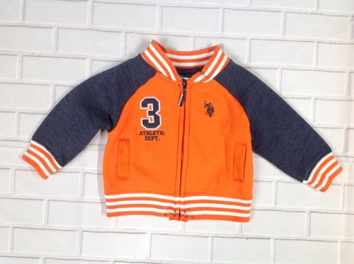 US Polo Orange & Blue Jacket