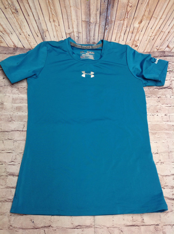 Under Armour Baby Blue & Silver Top
