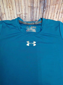 Under Armour Baby Blue & Silver Top