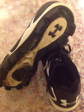 Under Armour Black & White Cleats Size 2.5