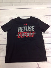 Under Armour Black Print Refuse Defeat Top