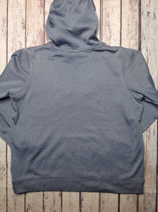 Under Armour Gray & Black PULLOVER HOODIE Top