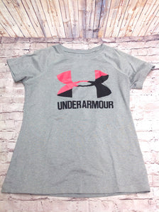 Under Armour Gray & Pink Top