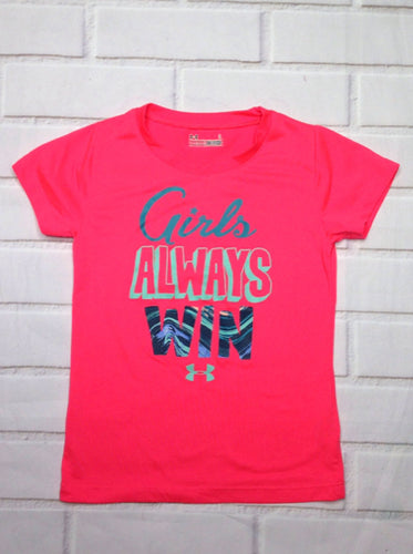 Under Armour Pink & Green Top