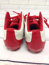 Under Armour Red & White Cleats Size 1