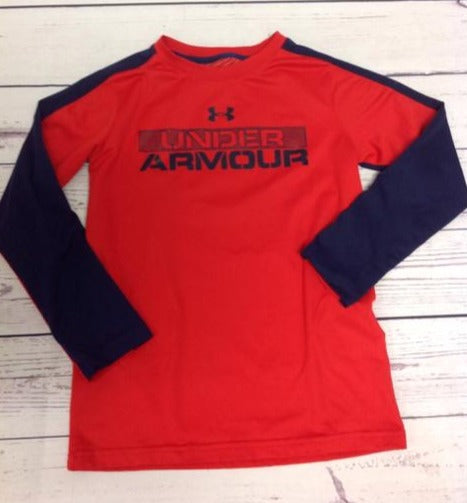 Under Armour Red Logo Top