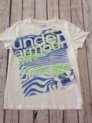 Under Armour WHITE & BLUE Top