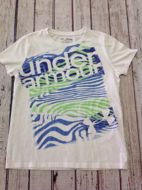 Under Armour WHITE & BLUE Top