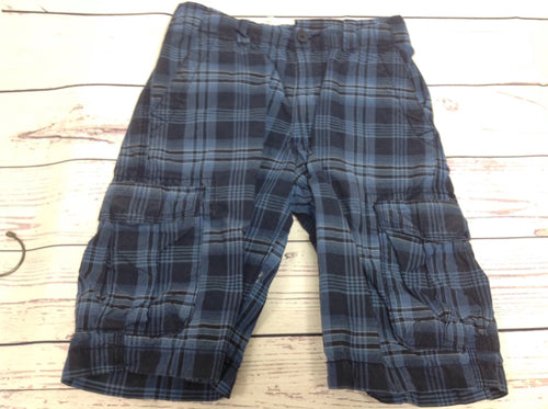 Urban Pipeline BLUE & BLACK Plaid Shorts