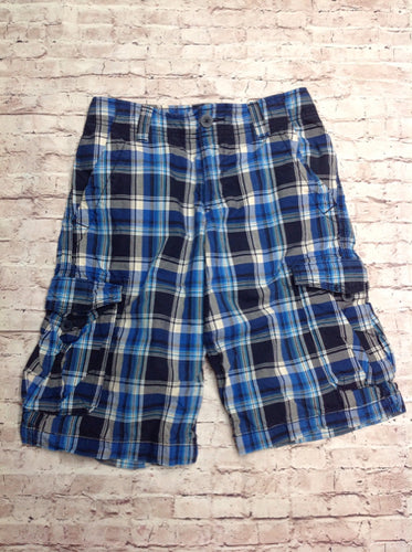 Urban Pipeline Blue & White Checkered Shorts
