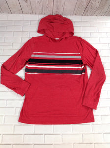 Urban Pipeline Red Print Stripe Top