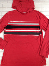 Urban Pipeline Red Print Stripe Top