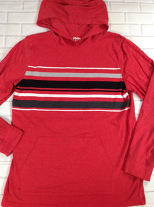 Urban Pipeline Red Print Stripe Top