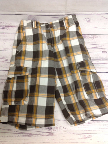Urban Pipeline Yellow Print Plaid Shorts