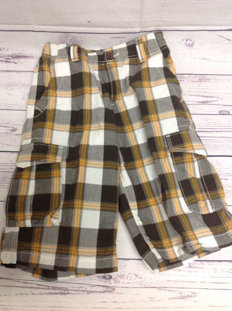 Urban Pipeline Yellow Print Plaid Shorts