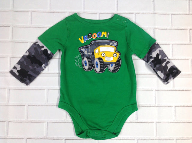 VROOMVROOM GREEN & BLACK Top