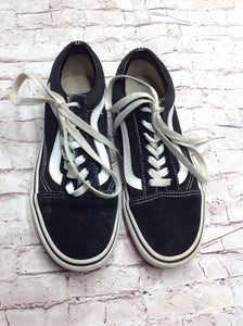 Vans Black & White Sneakers Size 4.5