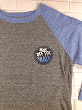 Vans Gray & Blue Logo Top