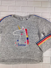 Vitamins GRAY PRINT Unicorn Top