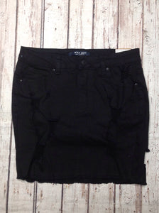 WAX Jean BLACK DENIM Skirt