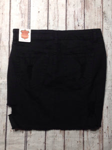 WAX Jean BLACK DENIM Skirt