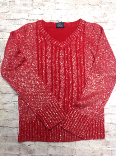 Walmart Red & Silver Top