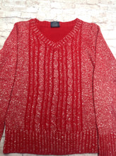 Walmart Red & Silver Top