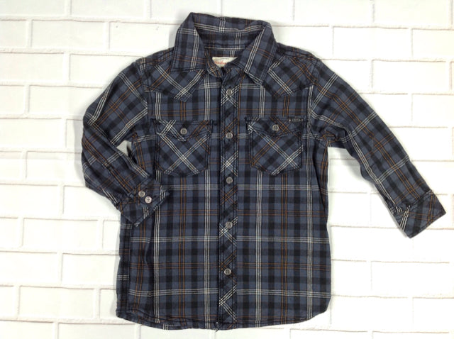 Weatherproof Blue Print Top