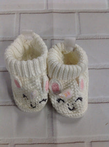 White Print Slippers