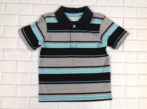 Wonder Kids BLUE & BLACK Stripe Top