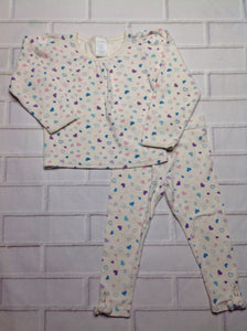 Wonder Kids BLUE & PURPLE Heart 2 Piece Set