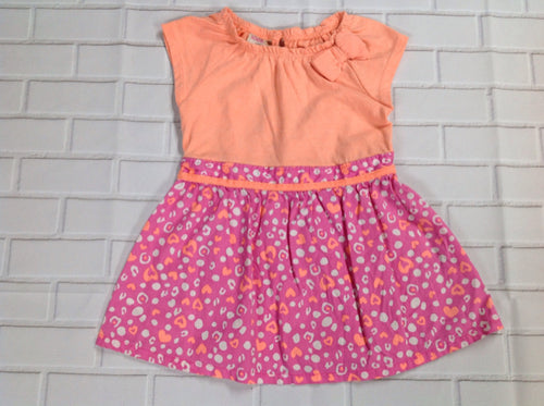 Wonder Kids Peach & Pink Dress