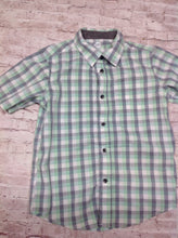 Wonder Nation Blue & Green Plaid Top