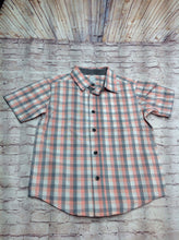 Wonder Nation Pink & Gray Checkered Top