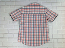 Wonder Nation Pink & Gray Plaid Top