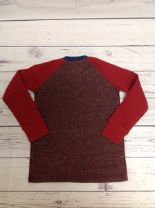Wonder Nation Red & Navy waffle Top
