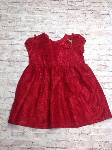Wonder Nation Red Flowers Dress