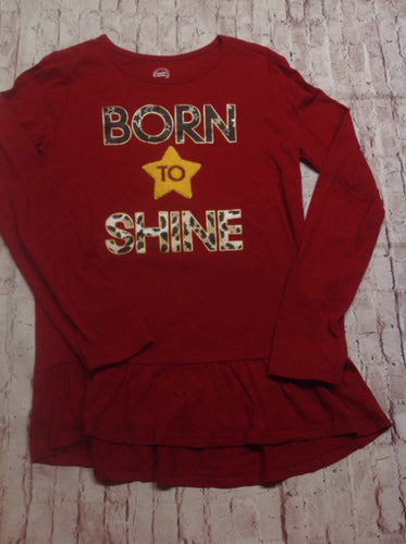 Wonder Nation Red Print Top
