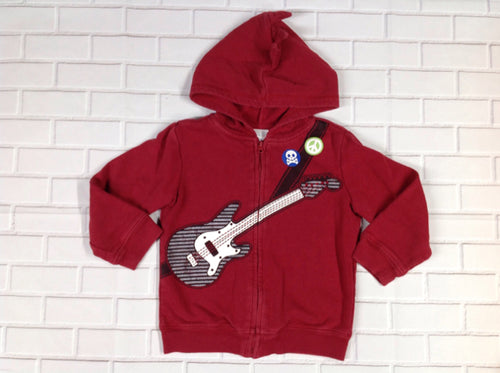WonderKids Burgundy Guitar Top