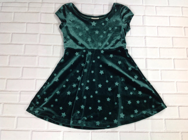 WonderKids Green Print Stars Dress