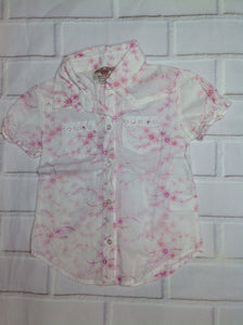 Woven Works White & Pink Top