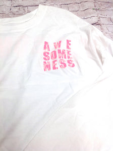 Xersion White & Pink Top