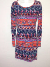 Xhilaration BLUE & ORANGE Dress