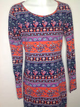 Xhilaration BLUE & ORANGE Dress