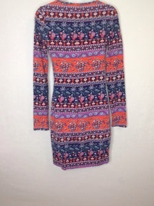 Xhilaration BLUE & ORANGE Dress