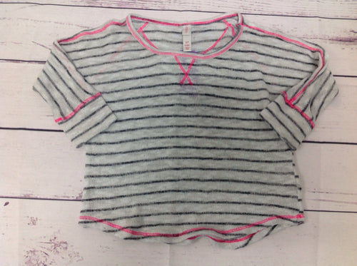 Xhilaration Gray & Pink Top
